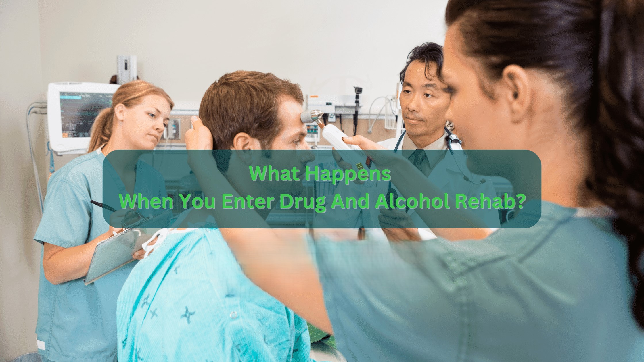 إجراء فحوصات طبية وتحاليل شاملة لمريض علاج إدمان